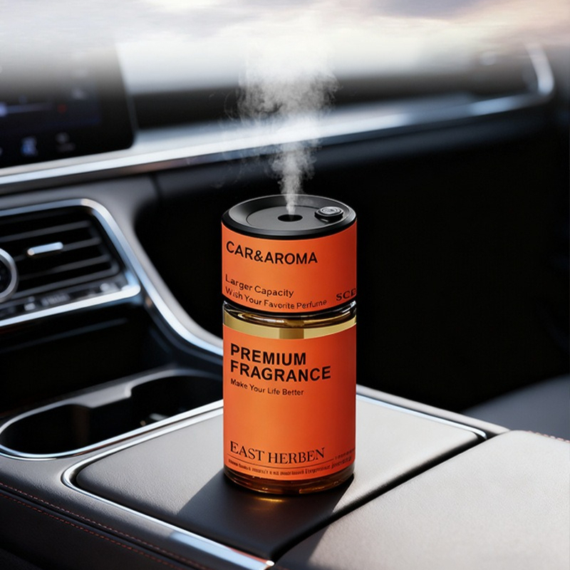 Home Fragrance Verbena - AIインテリジェントセンシングカーフレグランスディフューザーUSB電源アトマイザーエッセンシャルオイルディフューザー噴霧式ホームフレグランスフレッシュエア