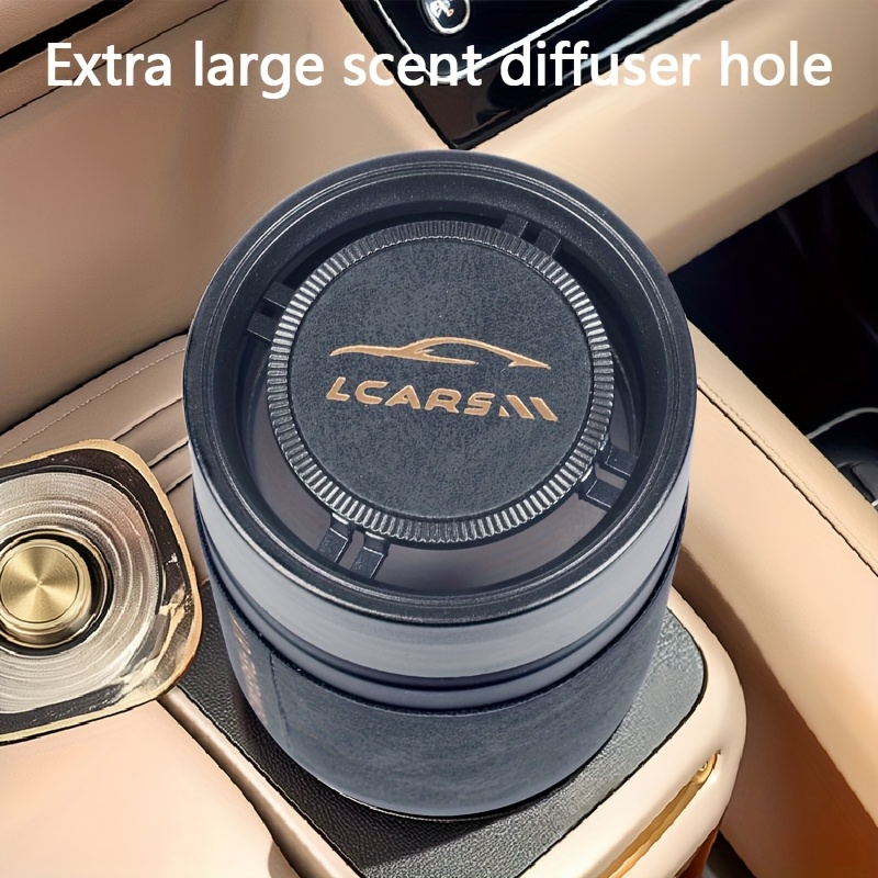 Home Fragrance Business - Lcars 大容量ラグジュアリーカー用ソリッドフレグランスジェル、車と家庭両用、長持ちする軽やかな香り、スエードに合うハイエンドビジネススタイル、車用芳香剤、車内装飾、ユニセックスフレグランス、ウード、アンバーグリス、ムスク、シダーウッド、サンダルウッドなど複数の香りの選択肢