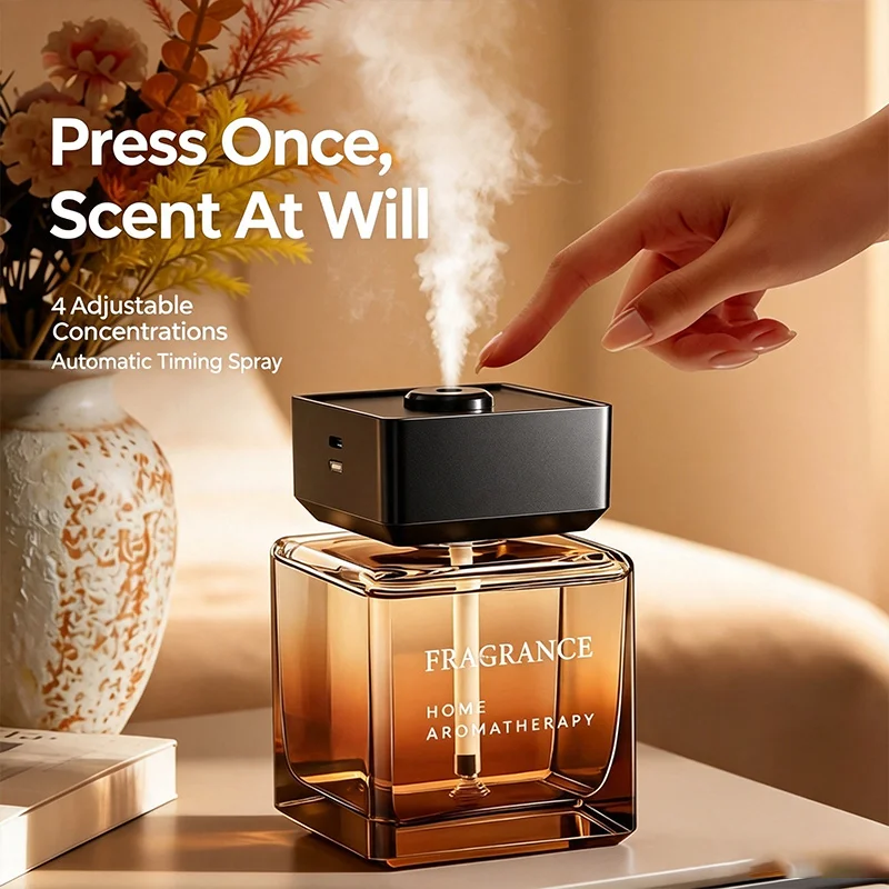 Home Fragrance Diffusers - ホームフレグランススプレー ホテルグレード 自動芳香スプレー 長時間持続 消臭剤 寝室