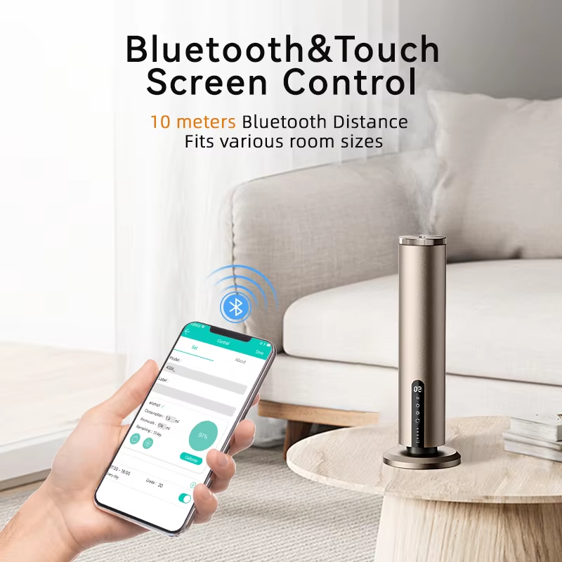 Home Fragrance Aroma - 充電式アロマディフューザー、家庭用電動芳香器、水を使わない香りディフューザー、スマートBluetooth香りディスペンサー