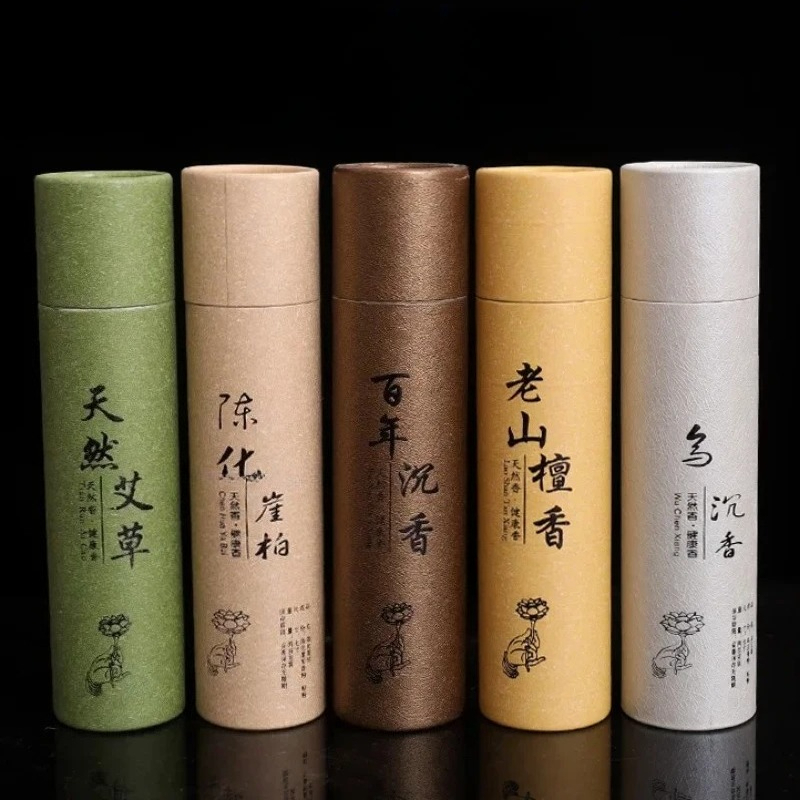 Smokeless Incense Stick - 400本入り サンダルウッド/沈香/スティック型お香 よもぎ仏香 瞑想用アロマセラピー 家庭用空気清浄 ジョススティック