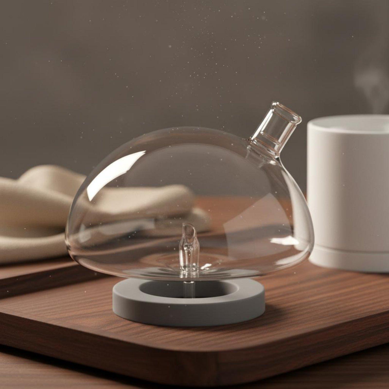 Home Fragrance Diffusers - ディフューザーボトル ユニバーサルフィット ガラス交換用 ウォーターレスフレグランスディフューザー ホーム香り付きエッセンス ネブライザー