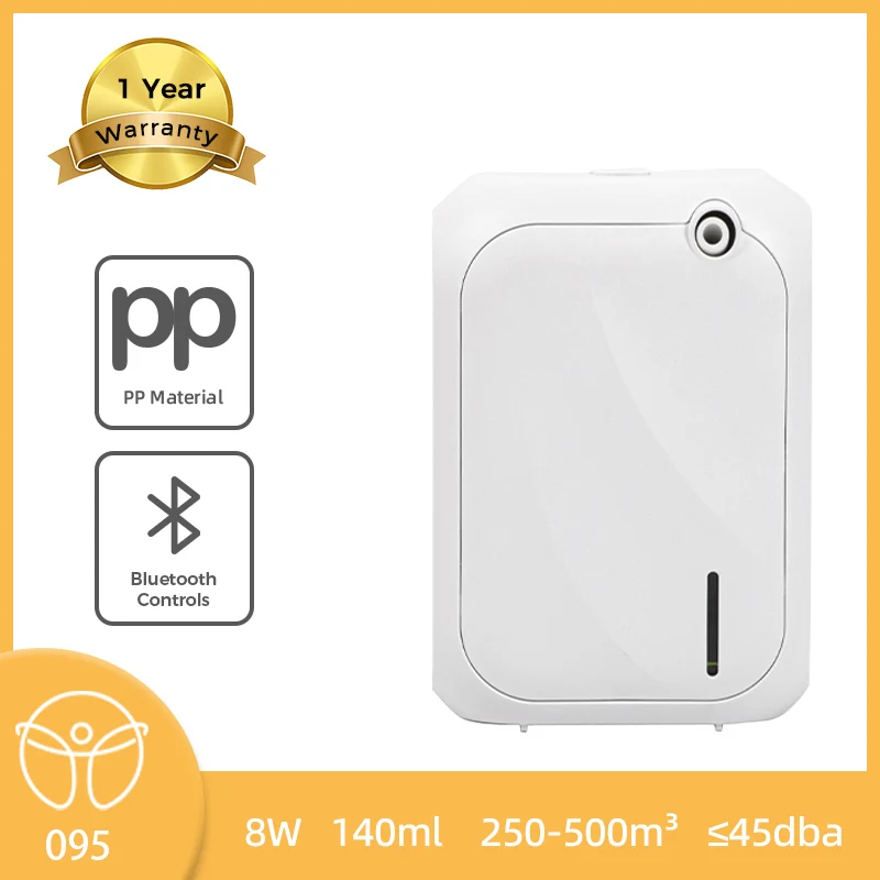 Home Fragrance Diffuser Electric - Namste-家庭用電気香りディフューザー,500m ³, Bluetooth壁掛け香水,芳香剤,容量140ml