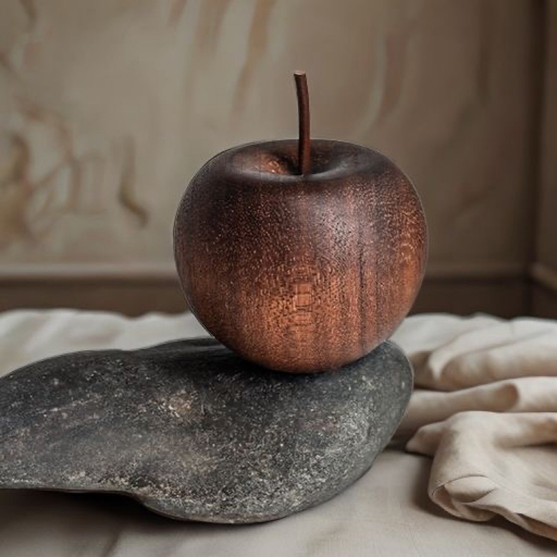 1 個の木製リンゴ型エッセンシャルオイルディフューザーフレグ - Fragrance Home Decor のレビューと価格
