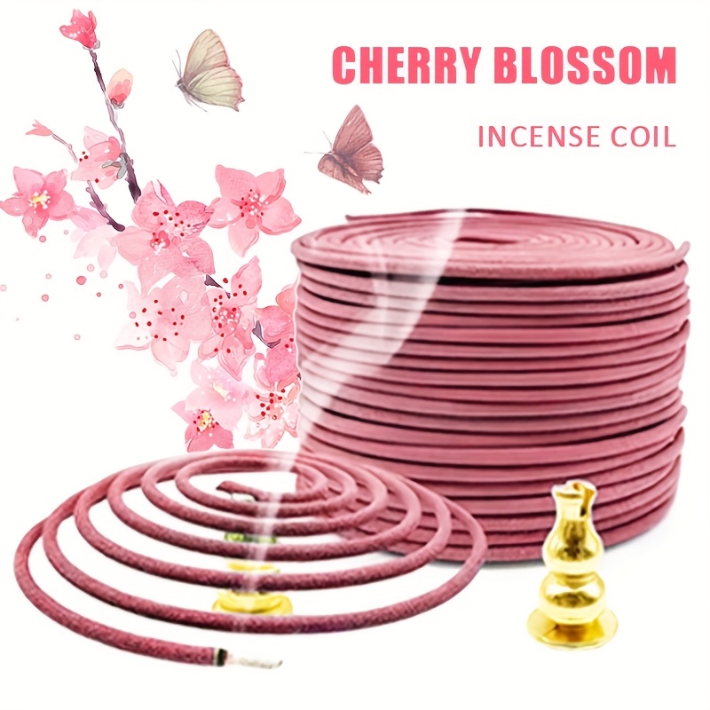 桜の香りの高級クラシックスパイラル香、直径6.3cmの純手作 - Quality Home Fragrance のレビューと価格