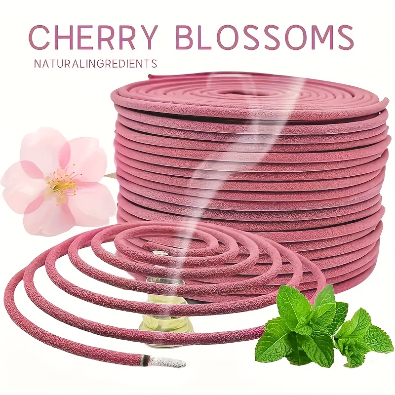 桜の香りの高級クラシックスパイラル香、直径6.3cmの純手作 - Quality Home Fragrance のレビューと価格
