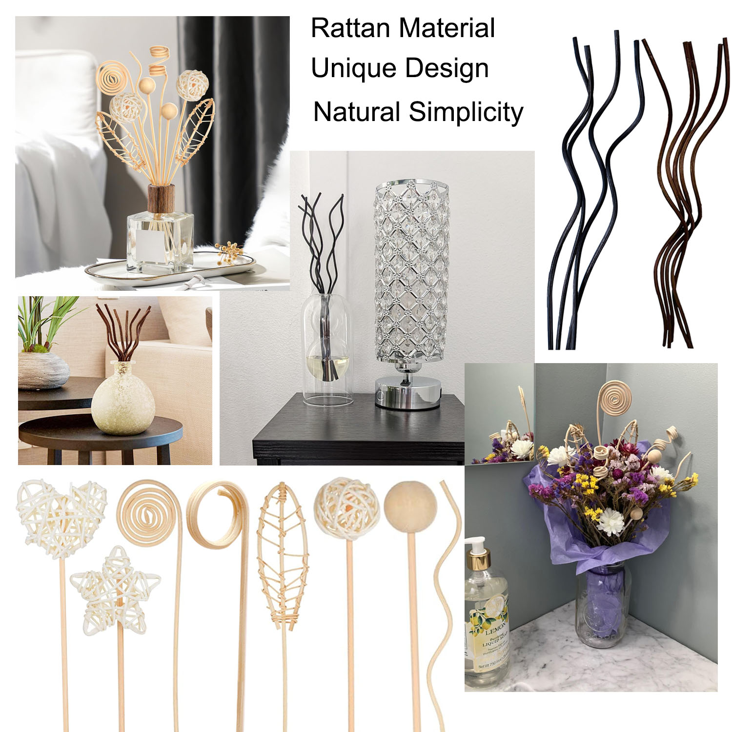 5/15 個ロング波状籐リードディフューザースティックフレグ - Home Fragrance Diffuser Refills のレビューと価格
