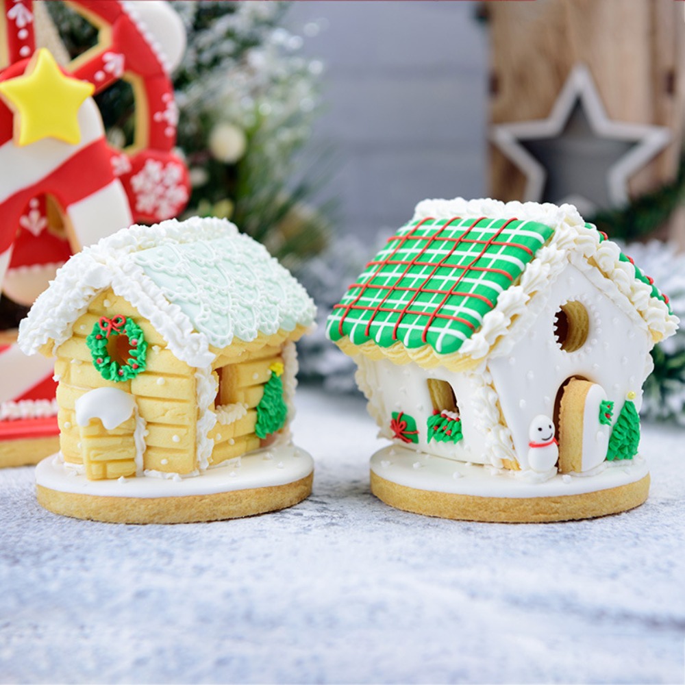 6個入りミニクリスマスジンジャーブレッドハウス型抜きセット  - Home Fragrance Gingerbread のレビューと価格