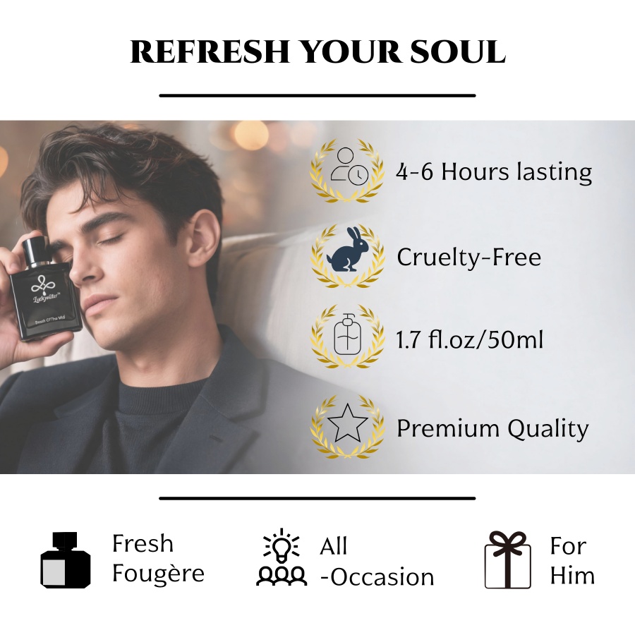 男性用50mlロングラスティングコロン、フレッシュフジェール - Home Fragrance Business のレビューと価格