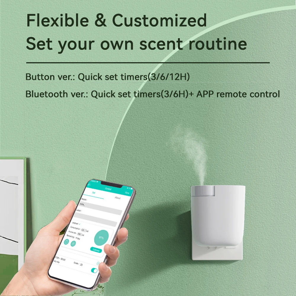 Bluetooth制御アロマディフューザー プラグイン式ルー - Home Fragrance Diffuser Electric のレビューと価格