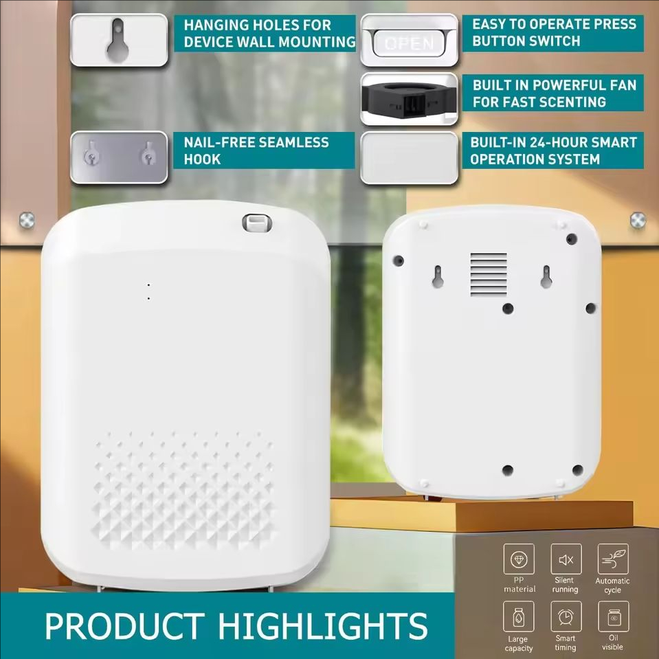 フレグランスディフューザー、アロマオイルディフューザー、電動 - Home Fragrance Diffuser Electric のレビューと価格