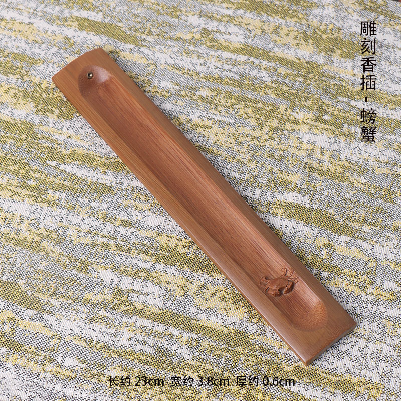 竹製香炉台　彫刻入り線香立て　家庭用香工芸品　卓上装飾　ビジ - Home Fragrance Business のレビューと価格