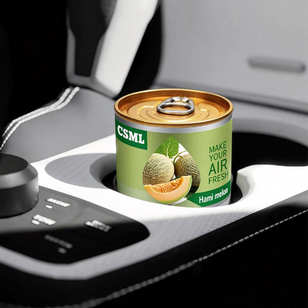 車用固形エアフレッシュナー、バブルガムの香り、オーガニック缶 - Home Fragrance Verbena のレビューと価格