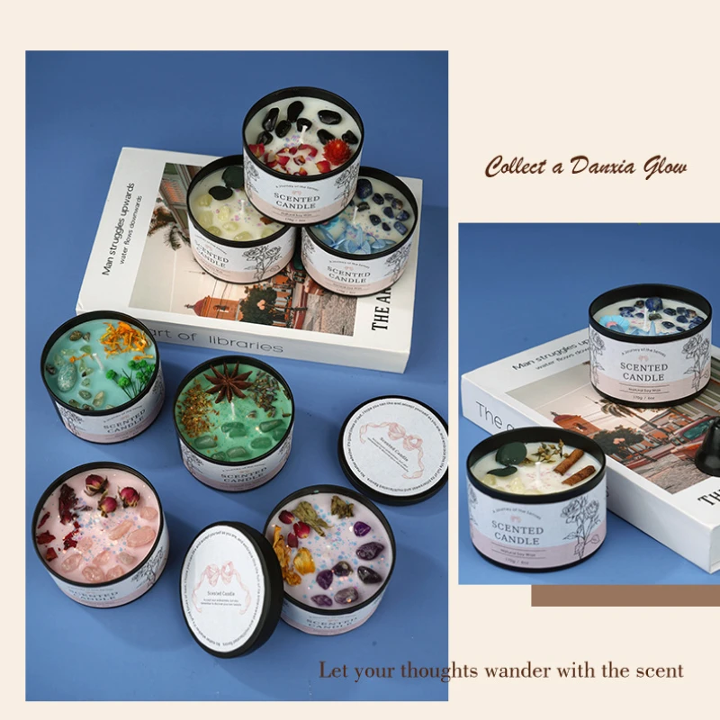 クリエイティブクリスタルアロマセラピーキャンドル6オンス - - Fragrance Home Decor のレビューと価格
