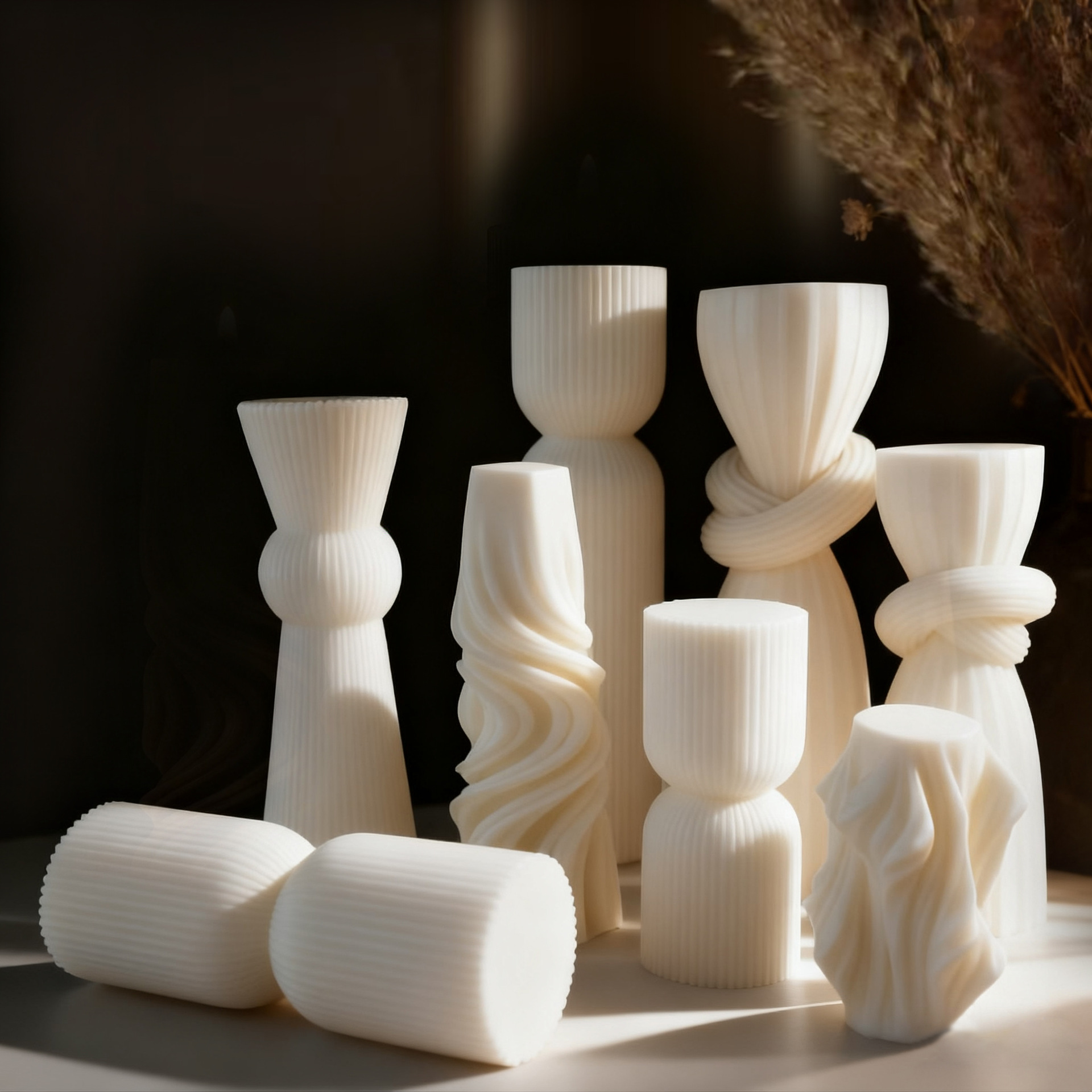 北欧ミニマリストホワイト香りのキャンドル雰囲気ホームデコレー - Fragrance Home Decor のレビューと価格