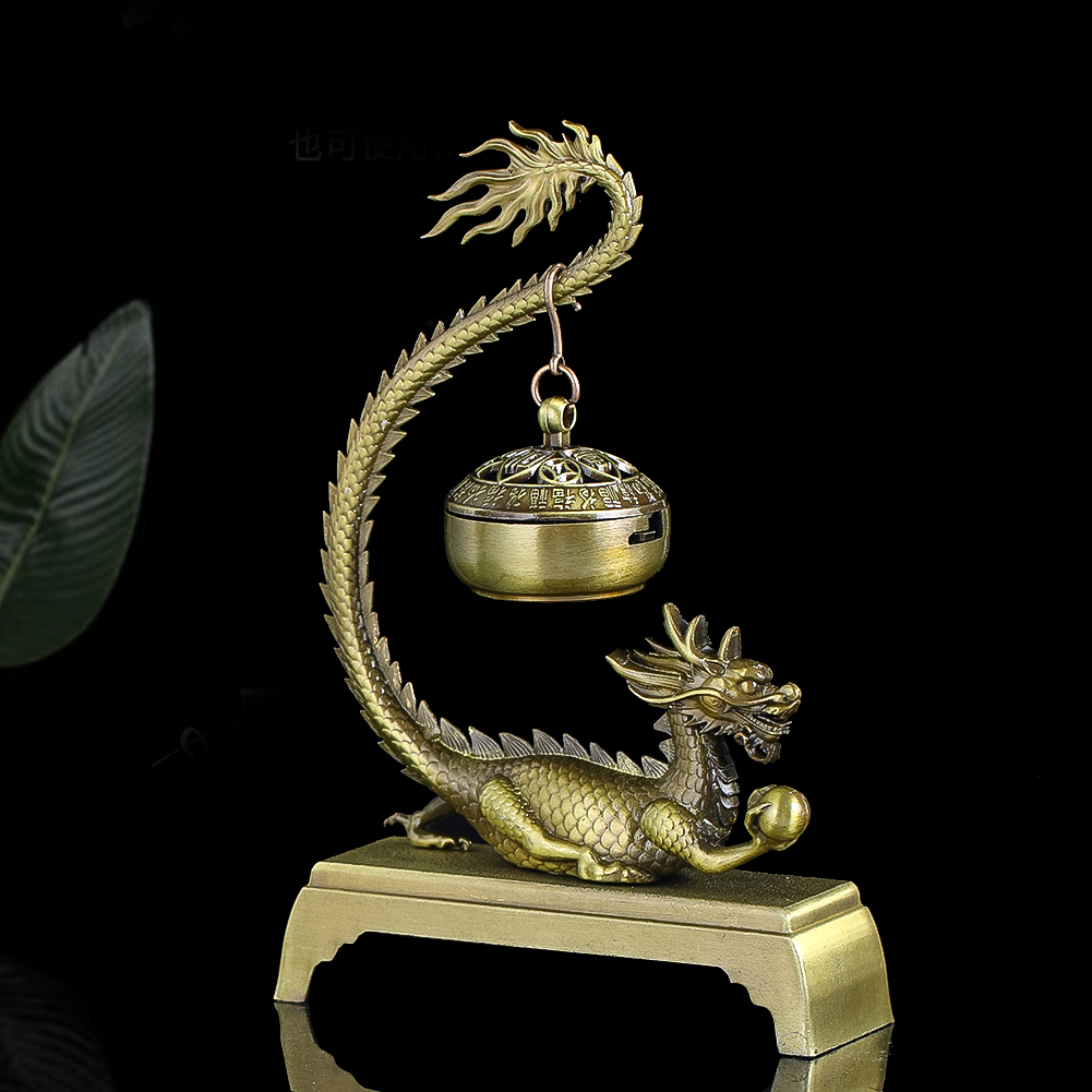 合金ヴィンテージ中国ドラゴン香炉オフィスビジネス茶道アクセサ - Home Fragrance Business のレビューと価格