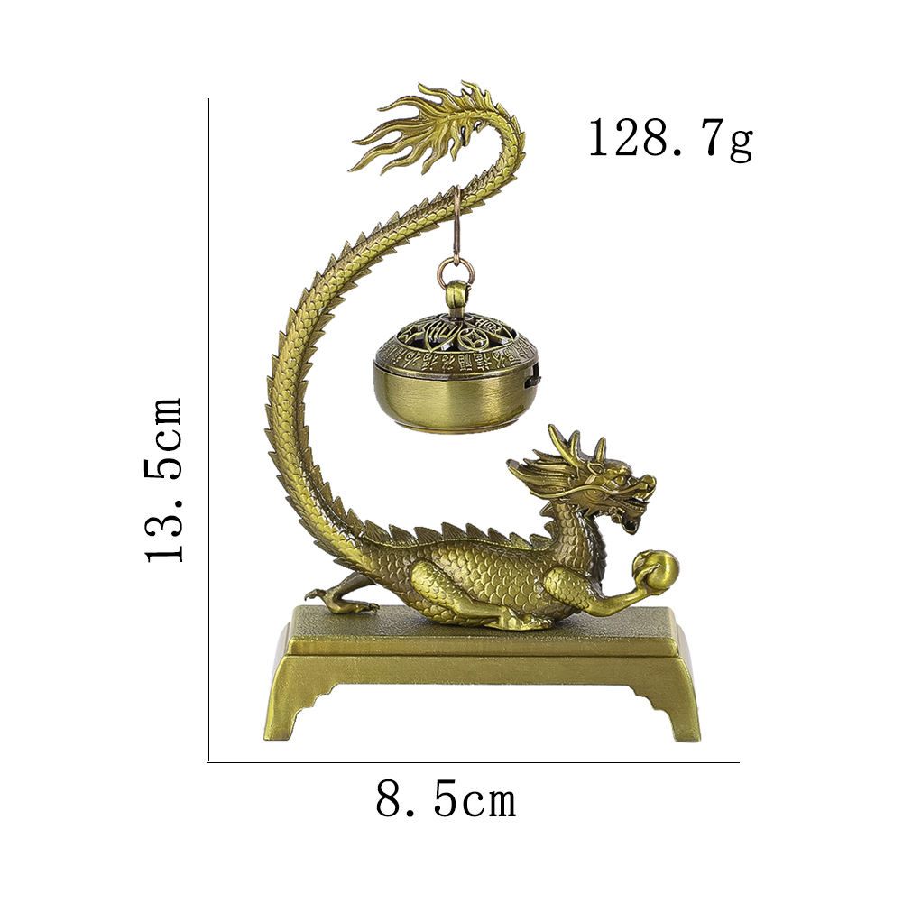 合金ヴィンテージ中国ドラゴン香炉オフィスビジネス茶道アクセサ - Home Fragrance Business のレビューと価格