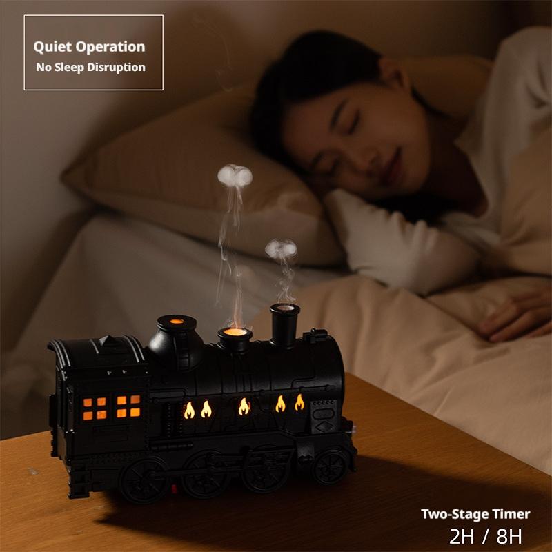 クリエイティブなヴィンテージ風機関車型加湿器、アロマディフュ - Home Fragrance Diffusers のレビューと価格