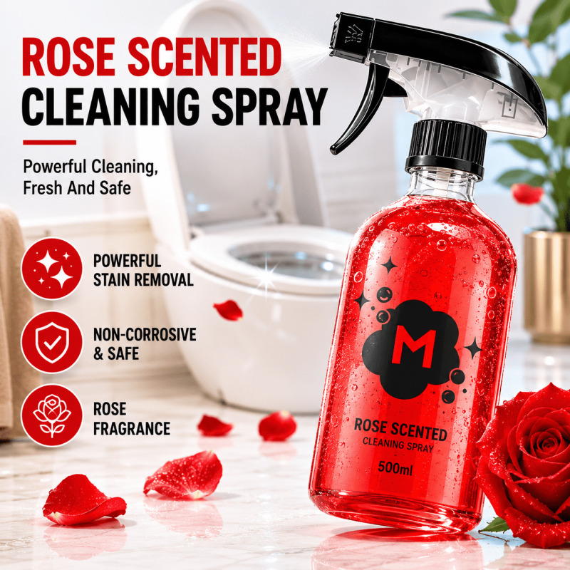 トイレクリーナー ローズの香り 汚れ落とし エコフレンドリー - Home Fragrance Rose のレビューと価格