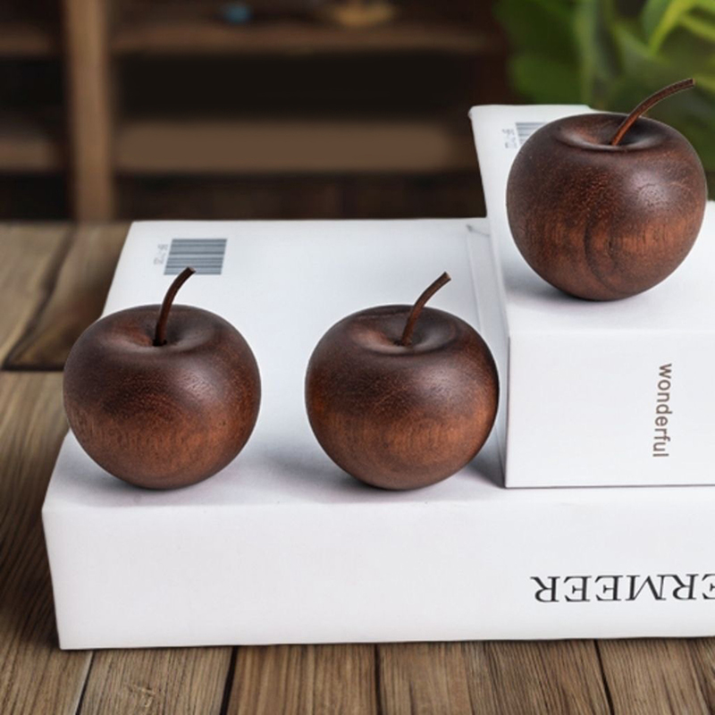 1 個の木製リンゴ型エッセンシャルオイルディフューザーフレグ - Fragrance Home Decor のレビューと価格