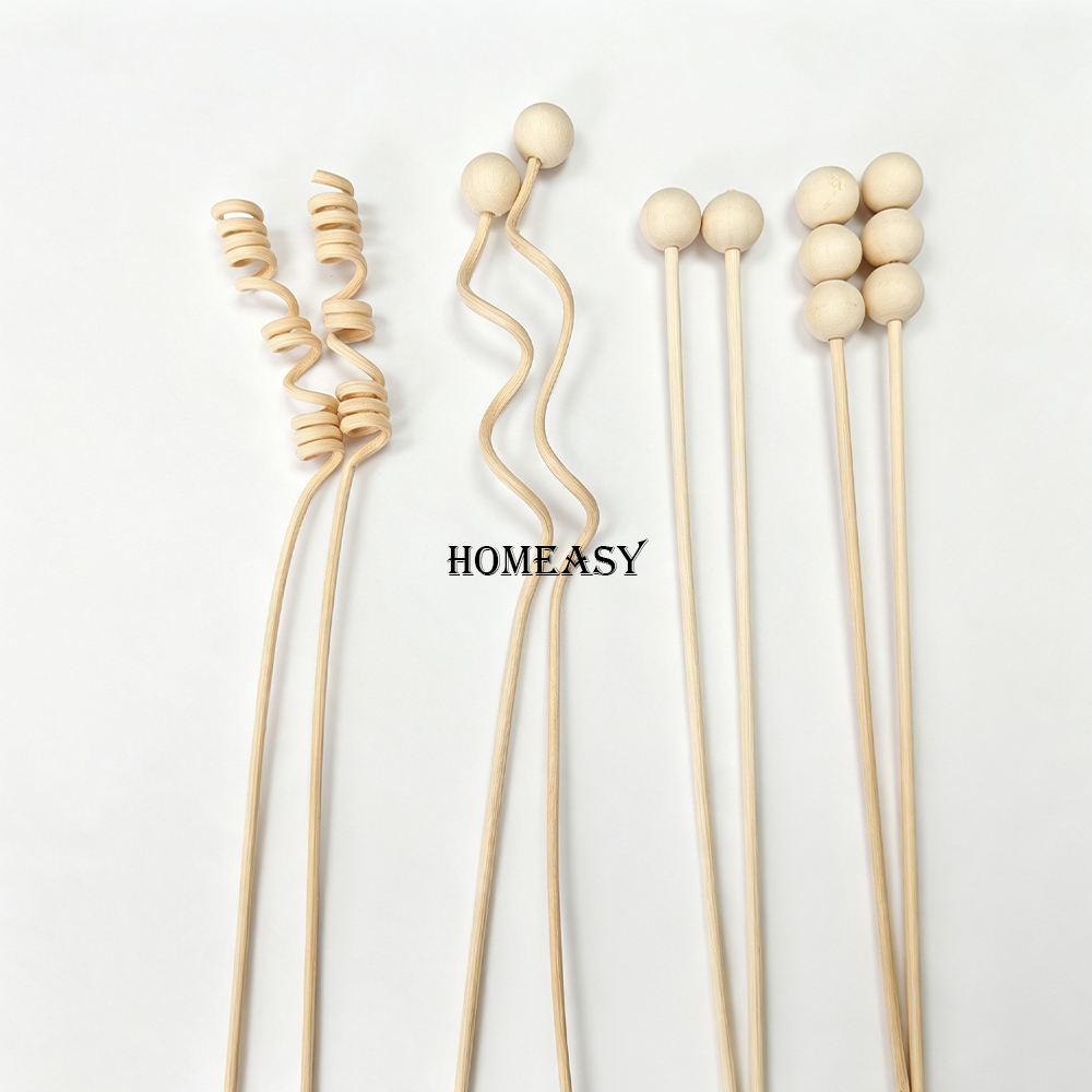 8本入り波型ラタン製ディフューザースティック、交換用ロッド、 - Home Fragrance Diffuser Refills のレビューと価格