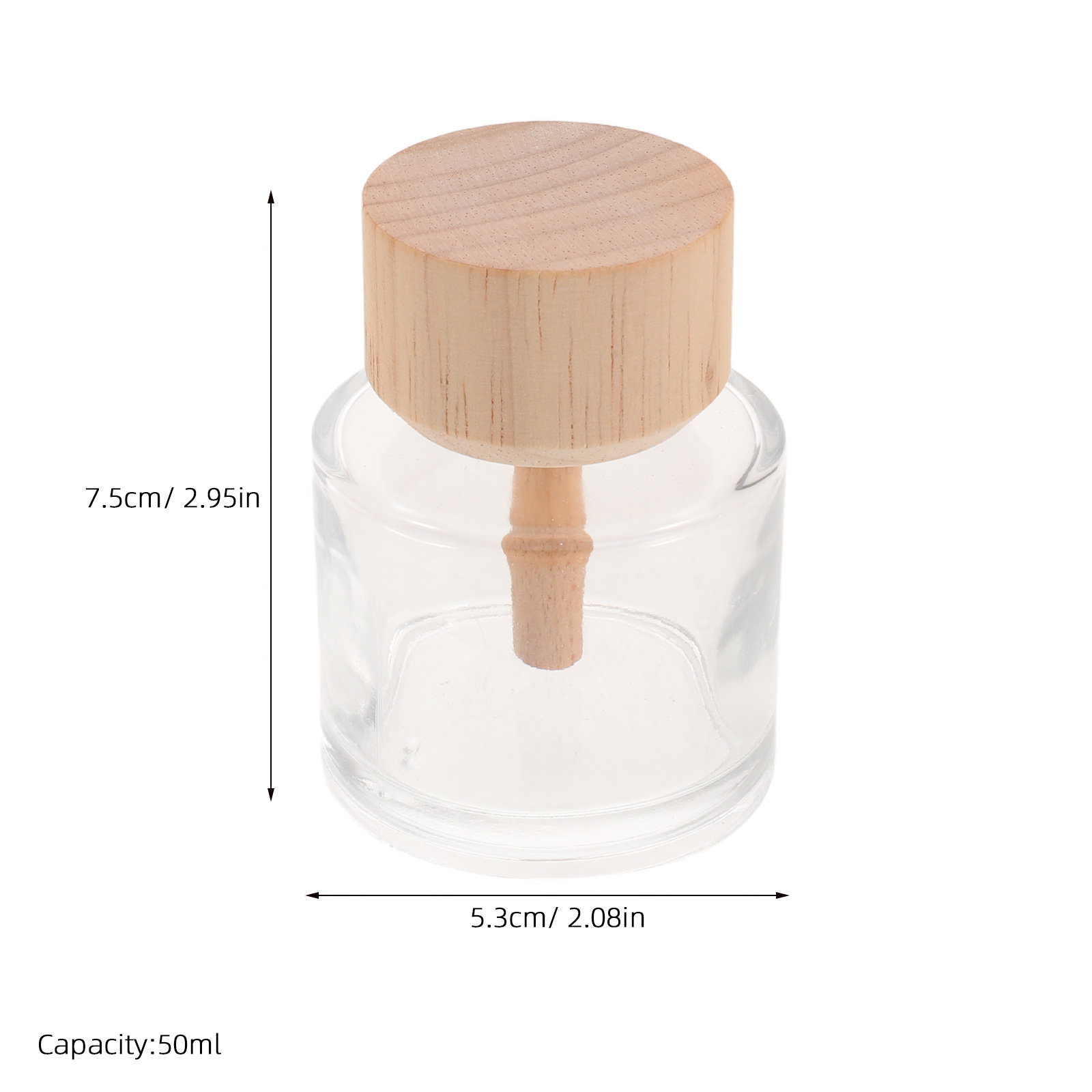 2個入りクリアガラス製リードディフューザーボトル、詰め替え可 - Home Fragrance Diffusers のレビューと価格