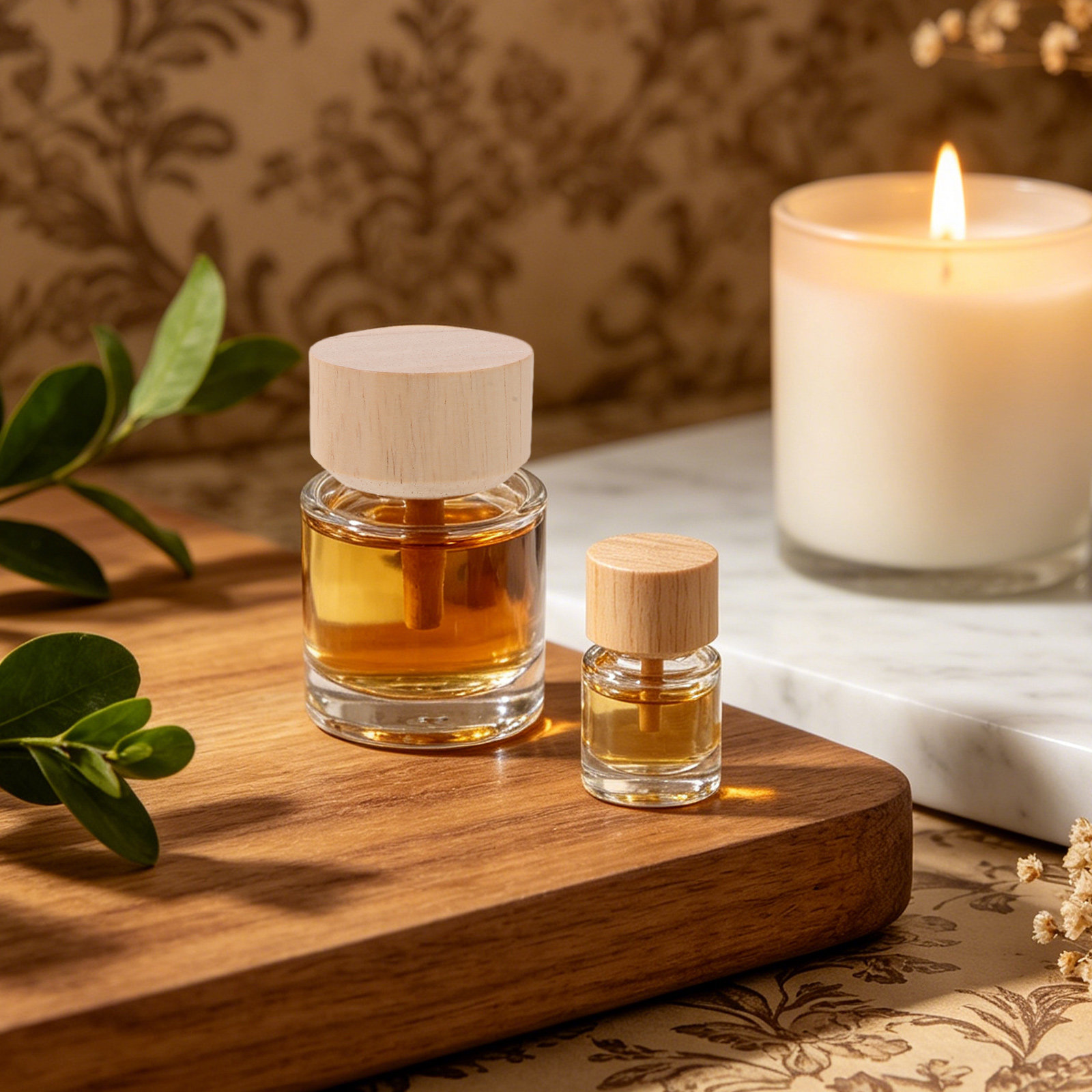 2個入りクリアガラス製リードディフューザーボトル、詰め替え可 - Home Fragrance Diffusers のレビューと価格