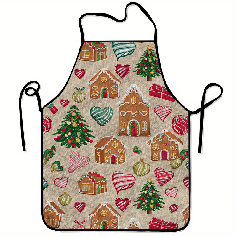 1pc 大型クリスマスジンジャーブレッドハウスエプロン ジン - Home Fragrance Gingerbread のレビューと価格