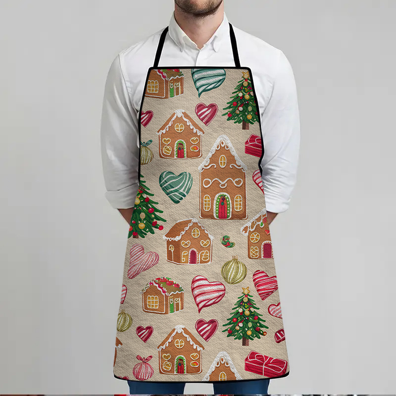 1pc 大型クリスマスジンジャーブレッドハウスエプロン ジン - Home Fragrance Gingerbread のレビューと価格